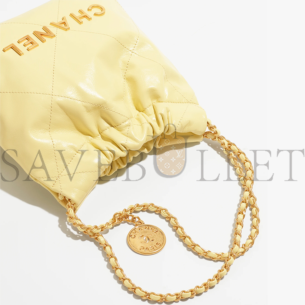 Ch*el 22 master mini handbag as3980 b08037 nn289 (20*19*6cm)